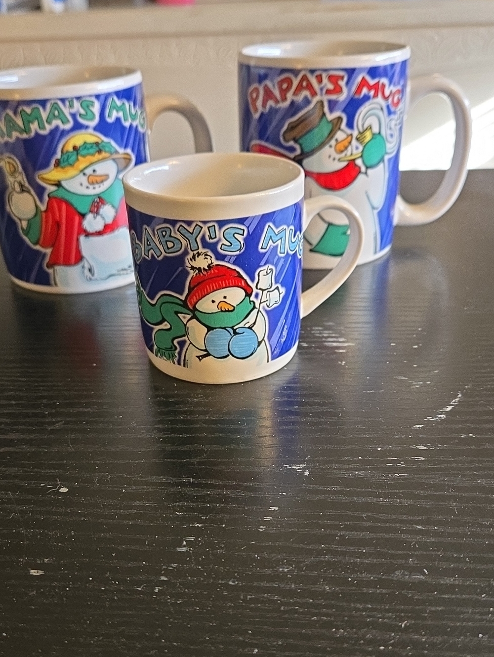 3 FAMILY MUGS  MAMA'S PAPA'S BABY'S